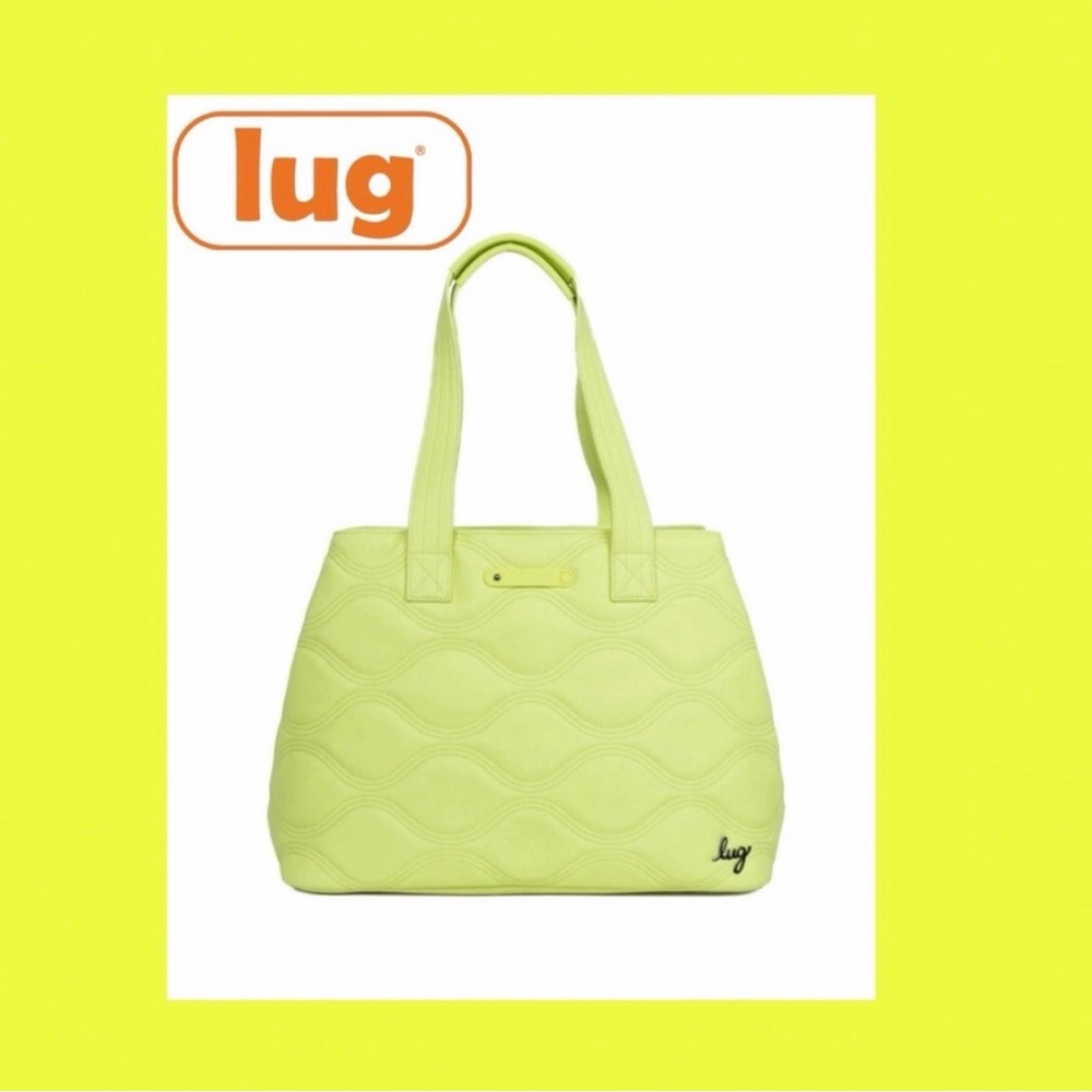 Lug Tempo 🦩🌴Matte Lux Vegan Leather Flamingo Lime